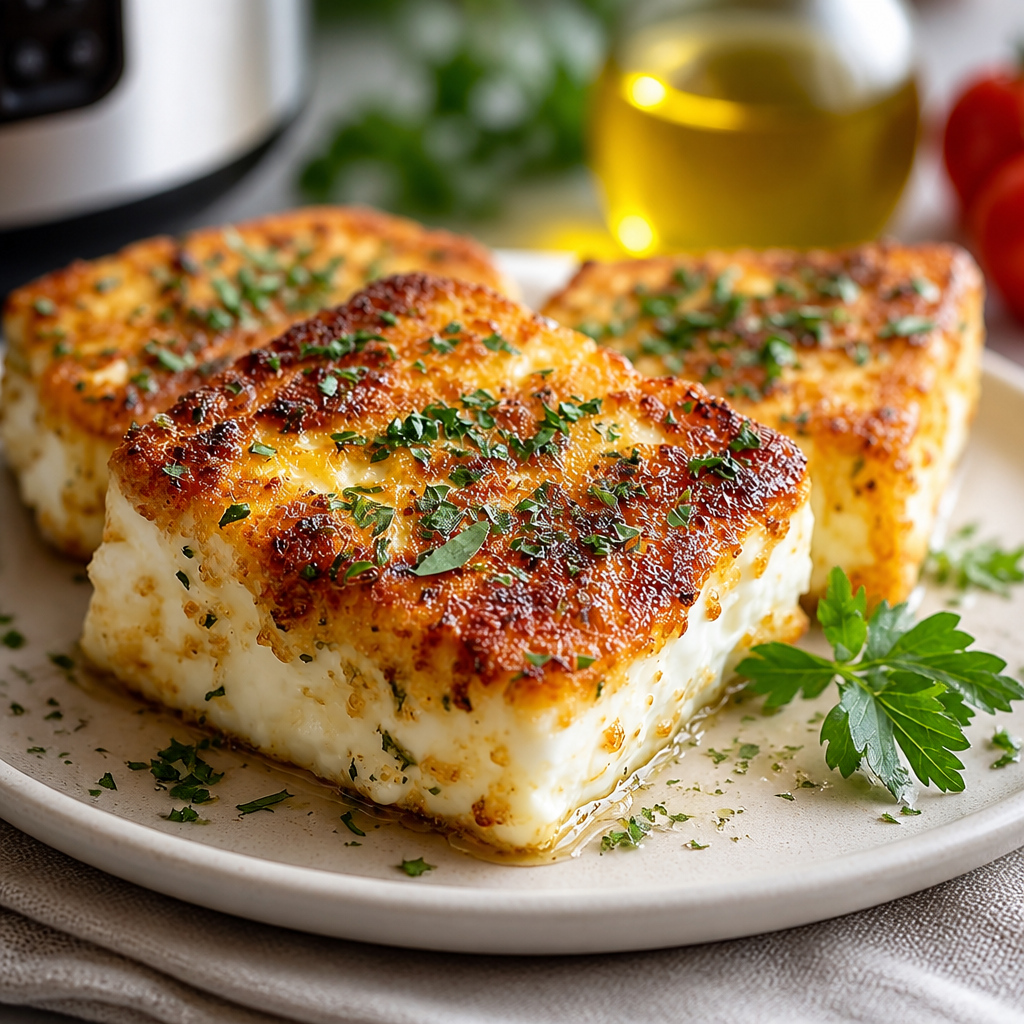 Köstlicher Airfryer Feta mit Zucchini in nur 15 Minuten!