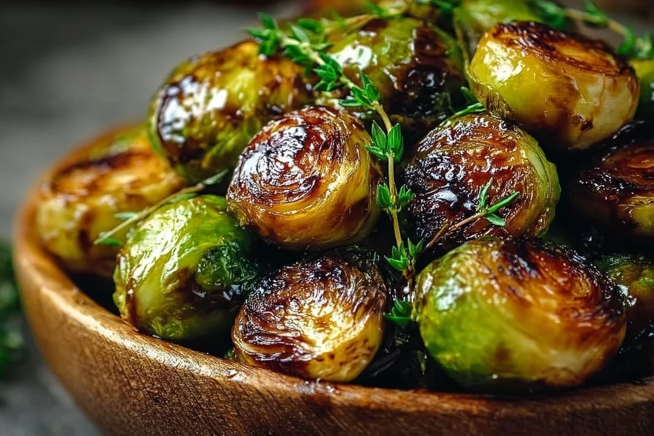 Airfryer Rosenkohl mit Balsamico