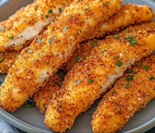 Knusprige Airfryer-Hähnchenstreifen