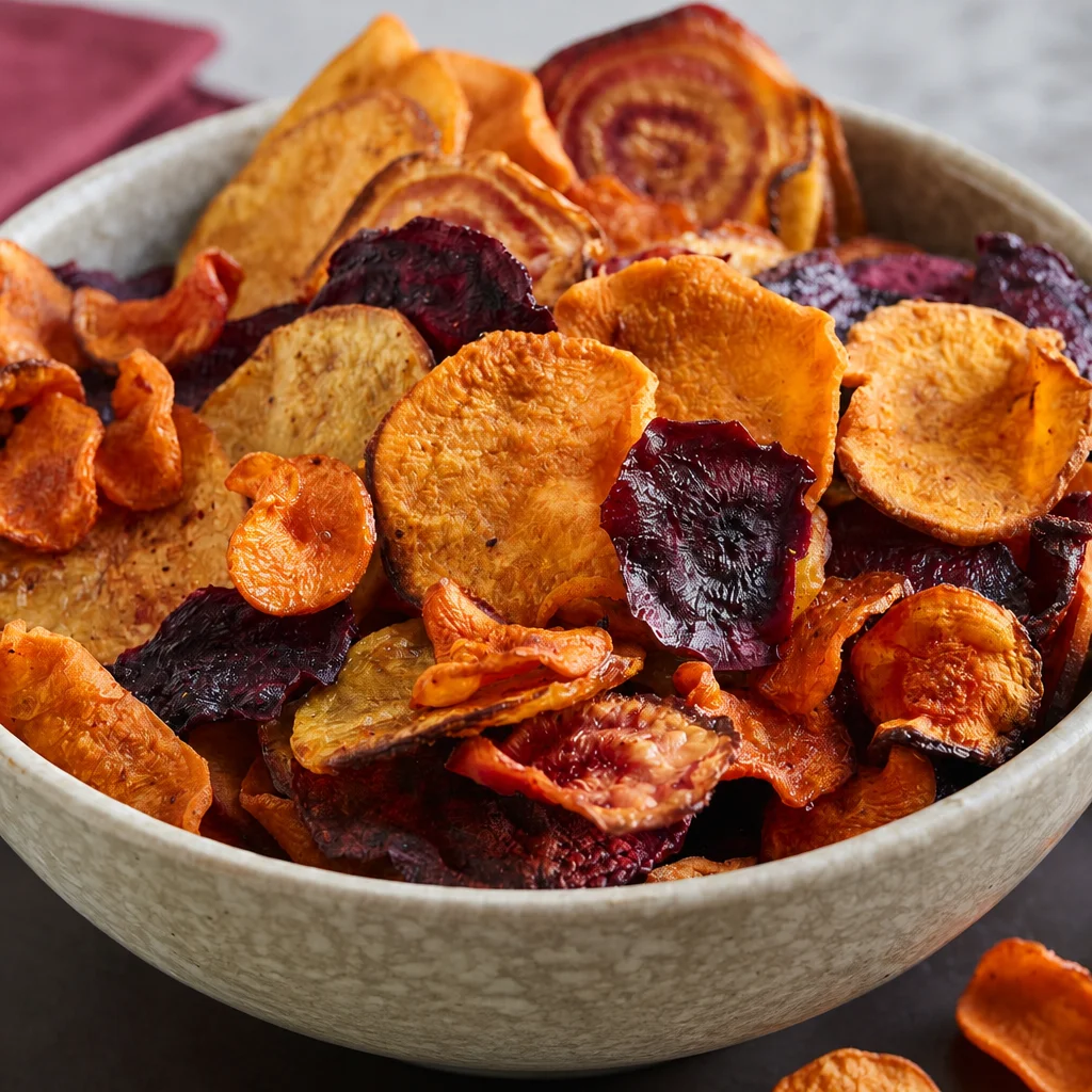 Knusprige Ninja Gemüsechips ganz einfach selber machen!