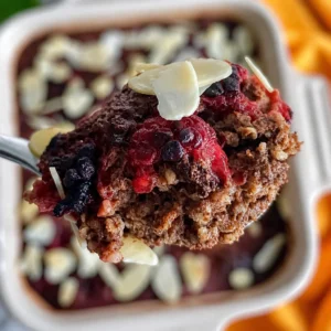 Ninja Baked Oats in einer Schüssel, perfekt für ein gesundes Frühstück.